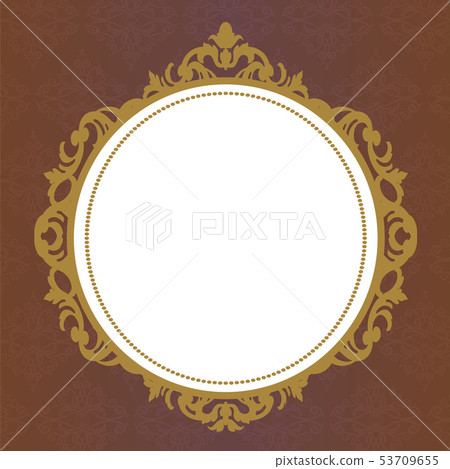 Gorgeous antique frame <Rococo style> 53709655