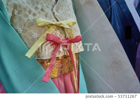 Glyph of Korean Traditional Hanbok Glyph of Korean Traditional Hanbok 53711267