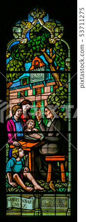 加拿大彩色玻璃教會寺廟大教堂 53711275