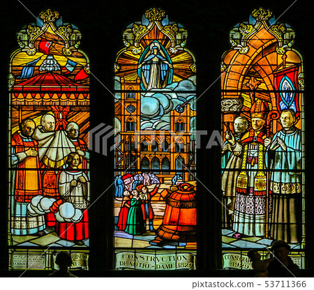 Canada three stained glass church temple cathedral 53711366