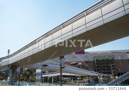 Osaka Dome front footbridge Osaka Dome front footbridge 53711848