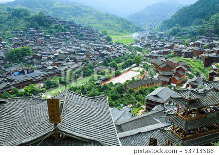 千戶苗寨,中國,貴州省 53713586