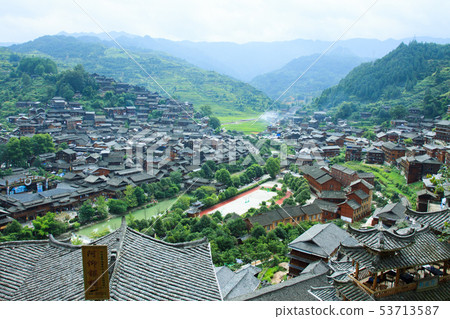 千戶苗寨,中國,貴州省 53713587