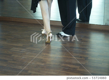 Ballroom dance salsa dancers Ballroom dance salsa dancers 53714860