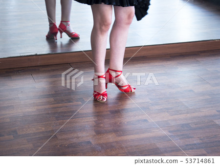 Ballroom dance salsa dancer Ballroom dance salsa dancer 53714861