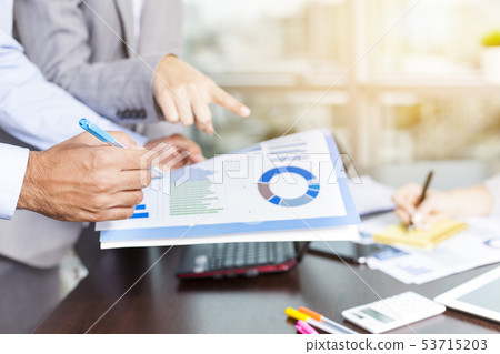 Team meting. Project plan brainstorming 53715203