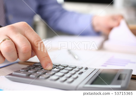 Secretary Calculate Finance Budget Tax Expenses 53715365