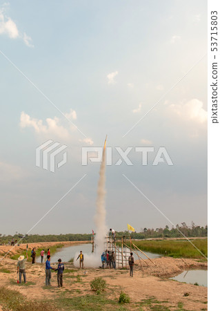 Villagers were preparing Thai rockets in Rocket Villagers were preparing Thai rockets in Rocket 53715803