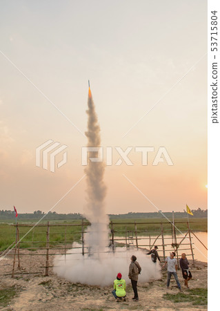 Villagers were preparing Thai rockets in Rocket Villagers were preparing Thai rockets in Rocket 53715804