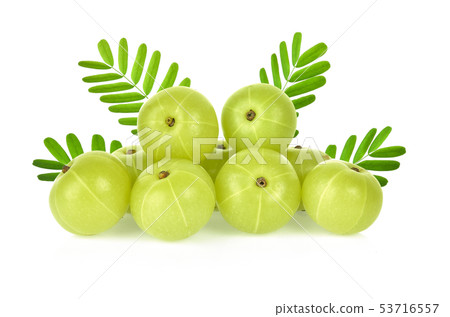 Indian gooseberry isolated on white background 53716557