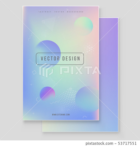 Holographic paper magic foil marble cover set.  53717551