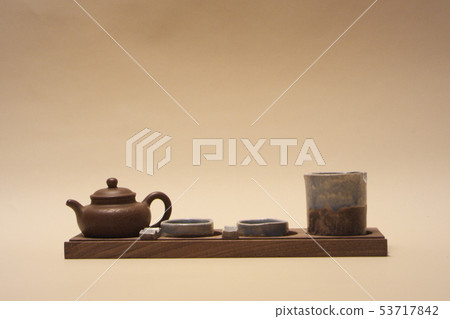 Very beautiful tea composition. Shooting in a studio with artificial light 53717842