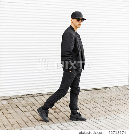 Young handsome guy with sunglasses  53718274