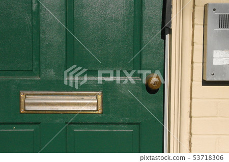 Green vintage doorway Green vintage doorway 53718306