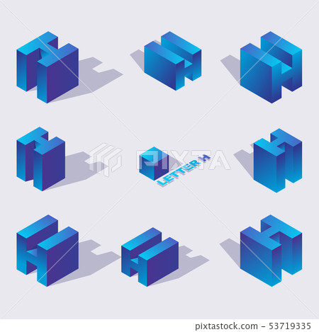 Russian Cyrillic Alphabet Letter N. Russian Cyrillic Alphabet Letter N. 53719335