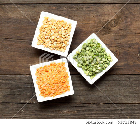 Legumes in bowls Legumes in bowls 53719845