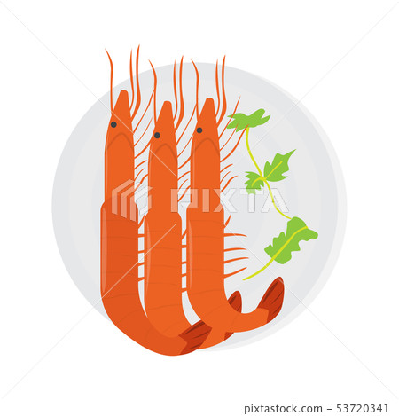 Top view of a locusts on a plate 53720341