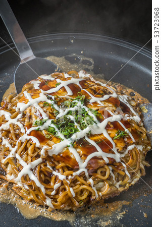 Japanese traditional ozonomiyaki Japanese Traditional Pizza Okonomiyaki 53723968
