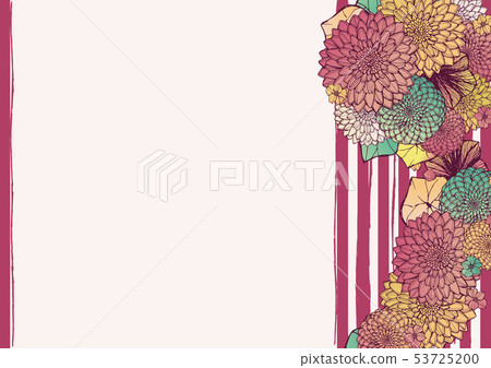 Japanese Pattern Background Material Retro Japanese Style Kimono Vector Handwritten Floral Pattern Wedding or New Year Frame Material Japanese Pattern Background Material Retro Japanese Style Kimono Vector Handwritten Floral Pattern Wedding or New Year Frame Material 53725200