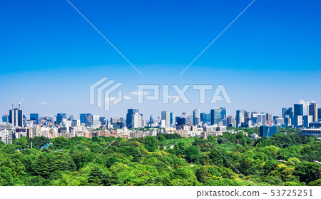 Tokyo City View Shinjuku Gyoen and the downtown area 53725251