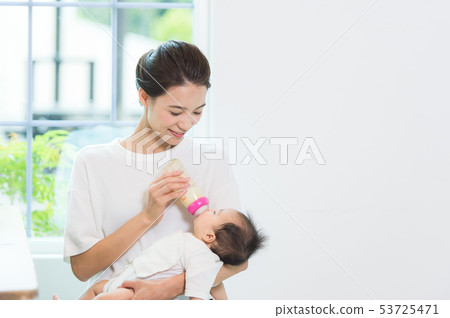 Baby drinking milk Baby drinking milk 53725471