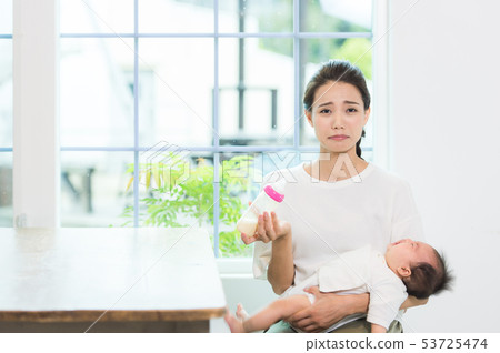 Baby drinking milk Baby drinking milk 53725474