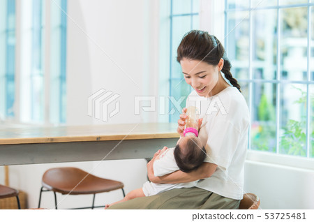 Baby drinking milk Baby drinking milk 53725481