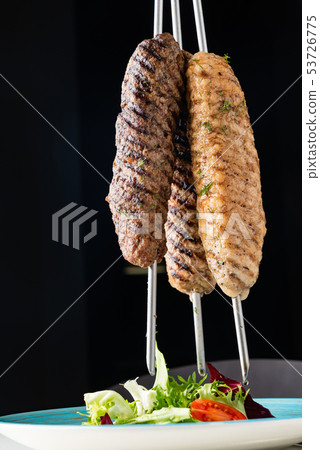 Shish kebab on a stick 53726775