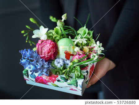 nice bouquet in the hands 53726880