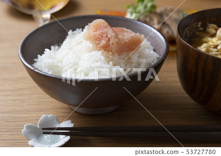 Tarako and white rice Tarako and white rice 53727780