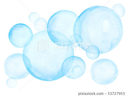 Water drops hand drawn watercolor - Stock Illustration [53727953] - PIXTA