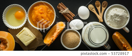 pumpkin pie ingredients 53728917