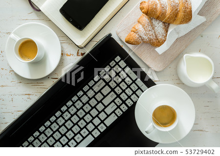 Business coffee break concept Business coffee break concept 53729402