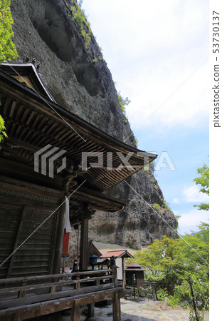 四國Reijo No. 45號Fudasho“Iwaya Temple”奇怪的岩石和正殿 53730137