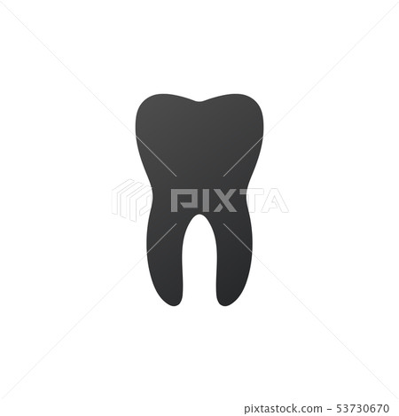 teeth icon dentist symbol. For user interface. 53730670