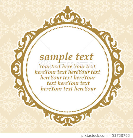 Girly antique style frame Girly antique style frame 53730763