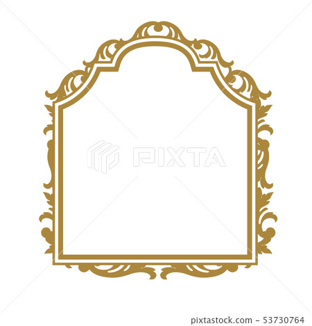 Girly antique style frame Girly antique style frame 53730764