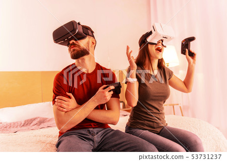 Sweet couple enjoying a day off together Sweet couple enjoying a day off together 53731237