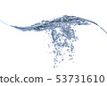 background blue water bubbles 53731610