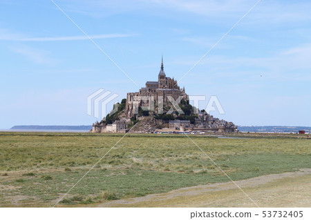 聖米歇爾山的藍天[2010] 53732405