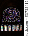 巴黎圣母院大教堂彩繪玻璃[2010] 53732412