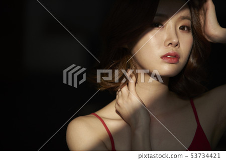 女性美容對比 53734421