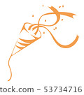 Cracker / Line Art / Silhouette 53734716