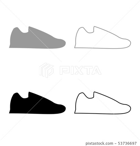 Running shoes Sneakers Sport shoes Run shoe icon - Stock Illustration ...