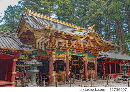 Yashamon門的看法和Nikko Sanwa Odera Daishoin的地面 53736997