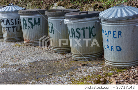 Metal outdoor recycling bins Metal outdoor recycling bins 53737148