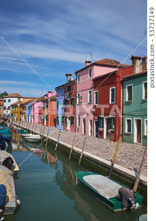 Colorful Houses Of Burano, Venice, Italy Colorful Houses Of Burano, Venice, Italy 53737149