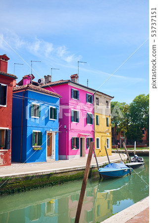 Colorful Houses Of Burano, Venice, Italy Colorful Houses Of Burano, Venice, Italy 53737151