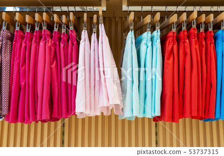 A variety of bright male swimsuits underwear for sale 53737315
