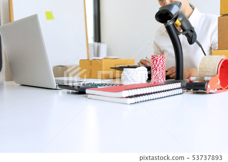 Small business Worker delivery Small business Worker delivery 53737893
